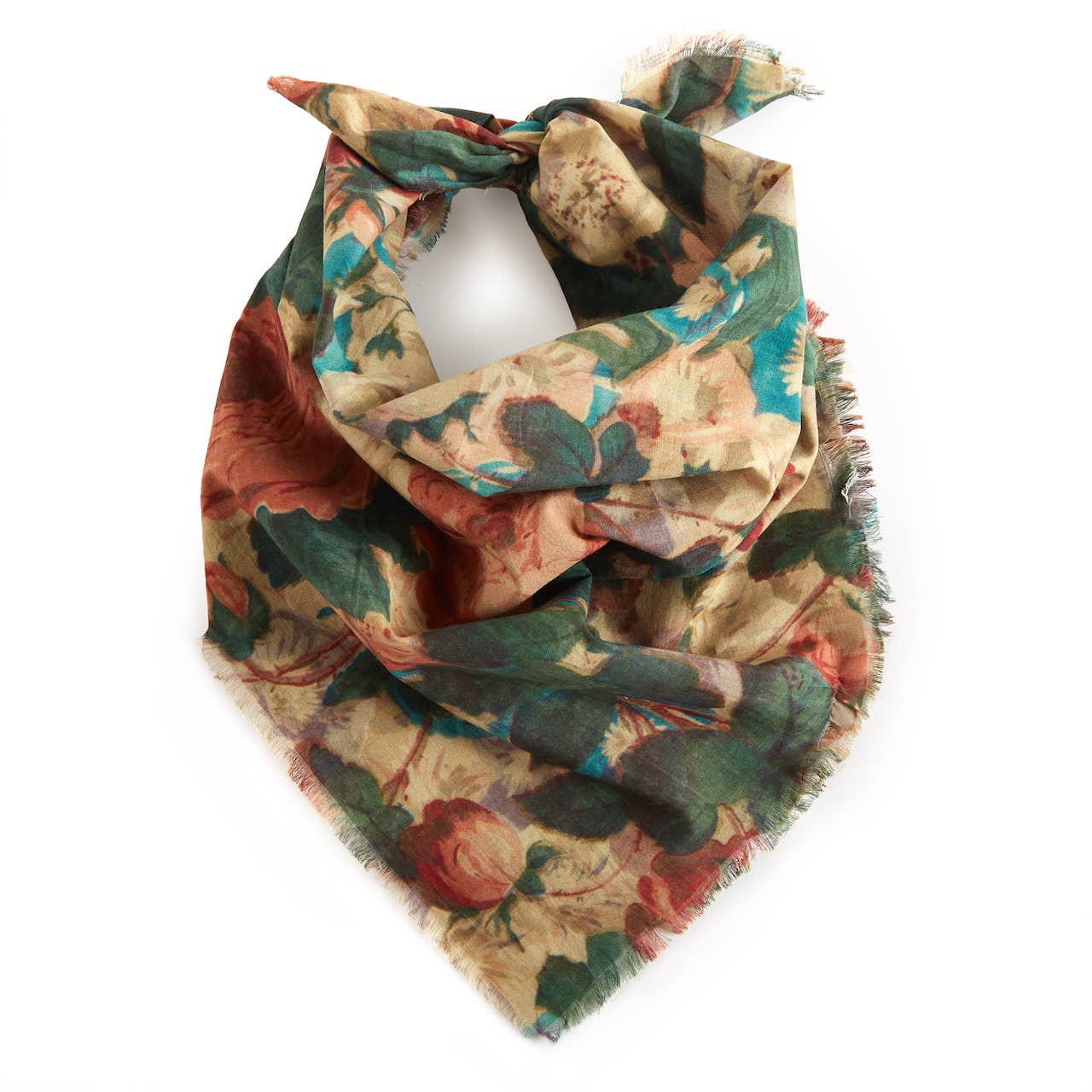 English Garden Voile Bandana - Box Turtle