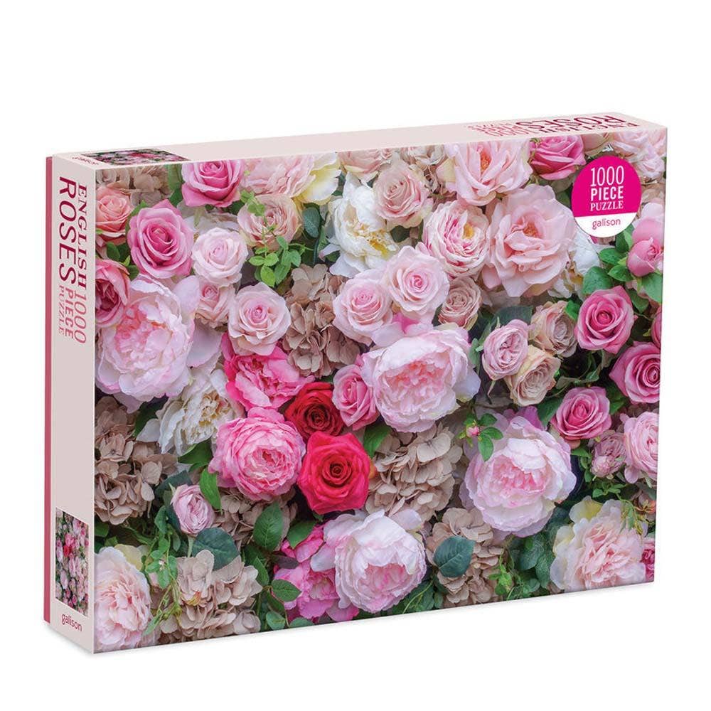 English Roses 1000 Piece Puzzle - Box Turtle