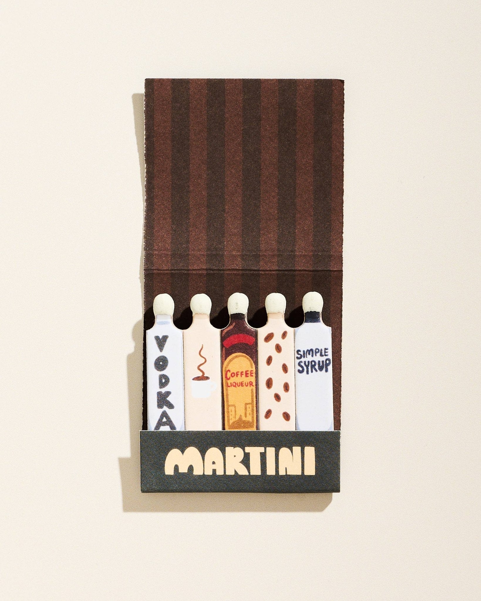Espresso Martini Printed Matchbook - Box Turtle