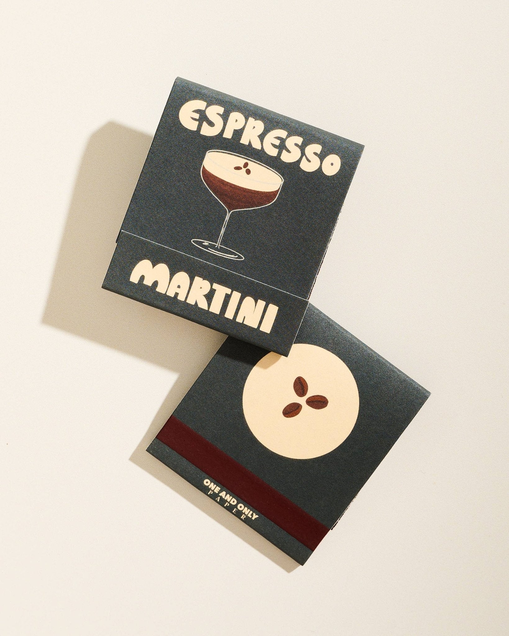 Espresso Martini Printed Matchbook - Box Turtle