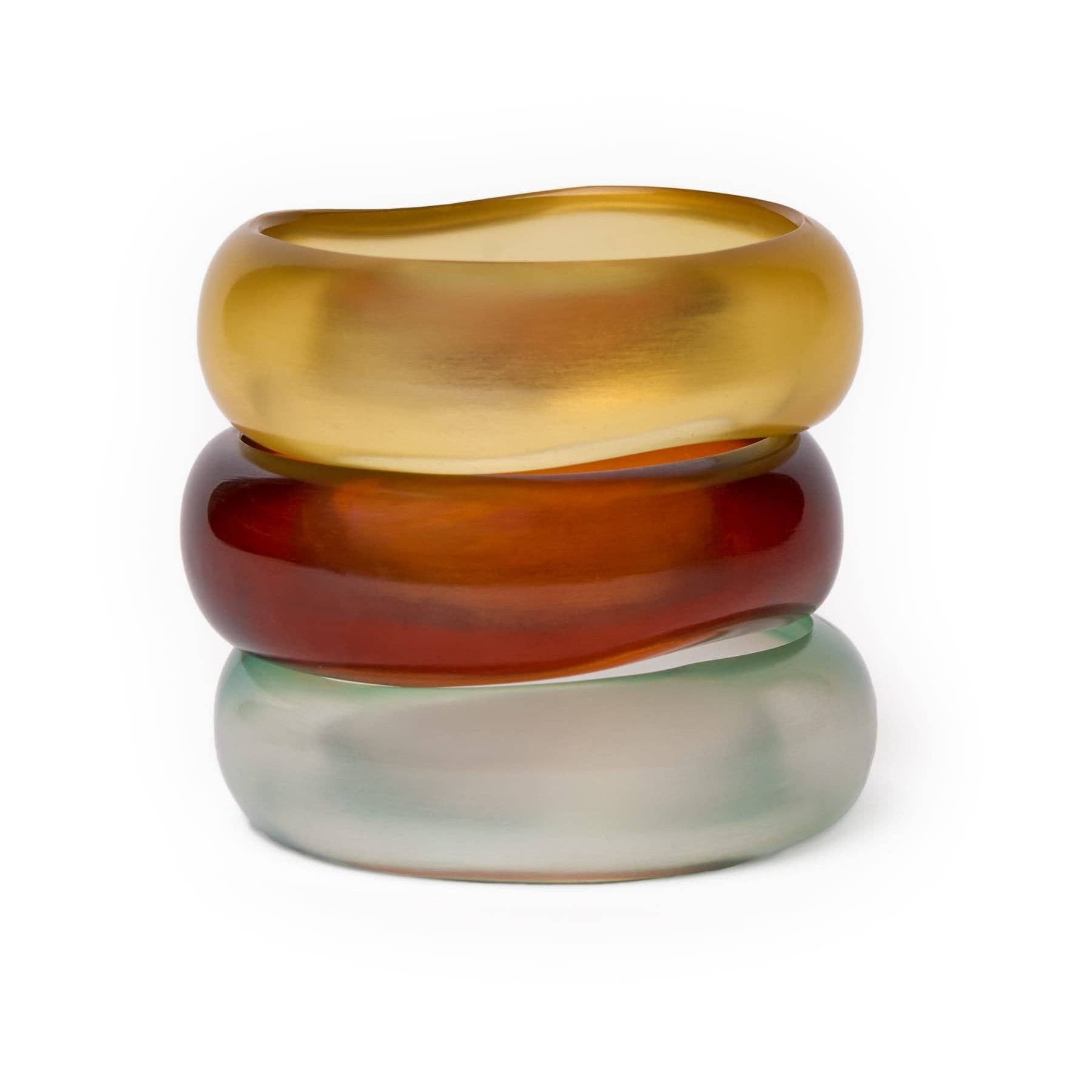 Esther Resin Bangle - Box Turtle