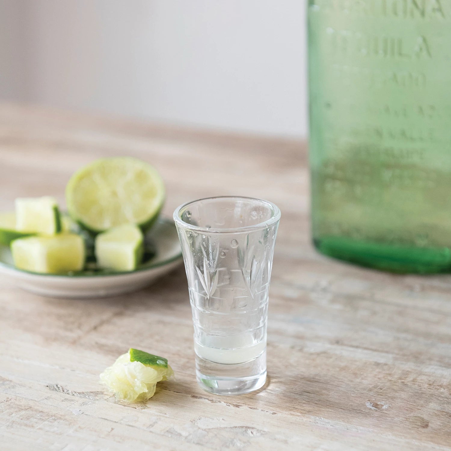 Etched Shot Glass - Box Turtle