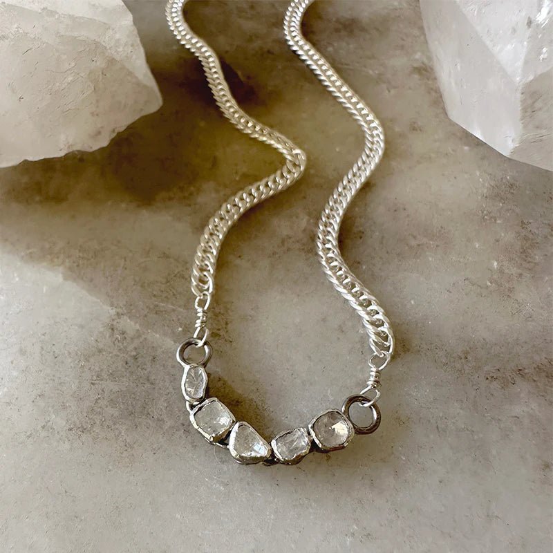 Eternity Diamond Collar Of Light Necklace - Box Turtle