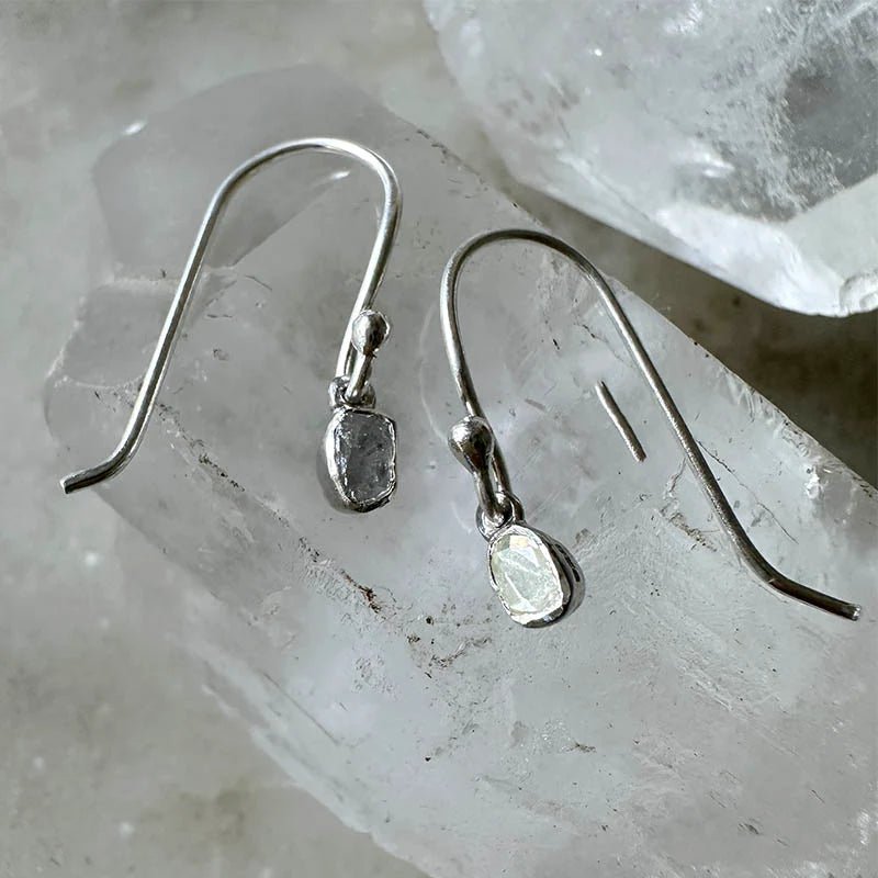 Eternity Diamond Drop Of Light Earrings - Box Turtle