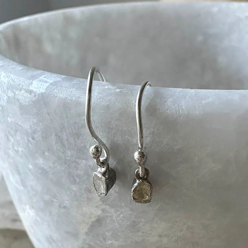 Eternity Diamond Drop Of Light Earrings - Box Turtle