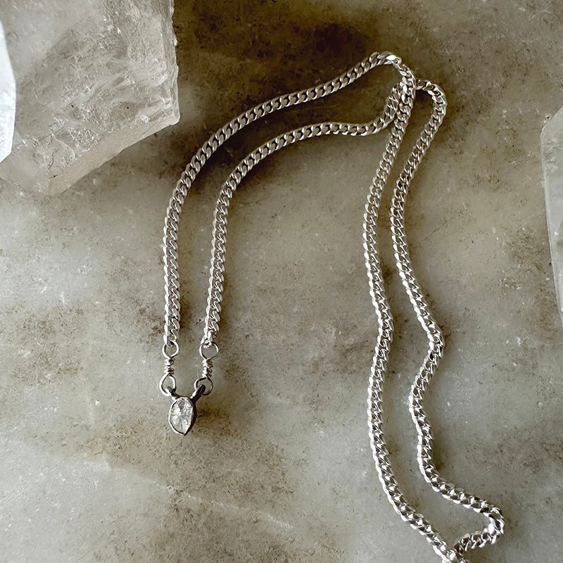 Eternity Diamond Drop Of Light Necklace - Box Turtle