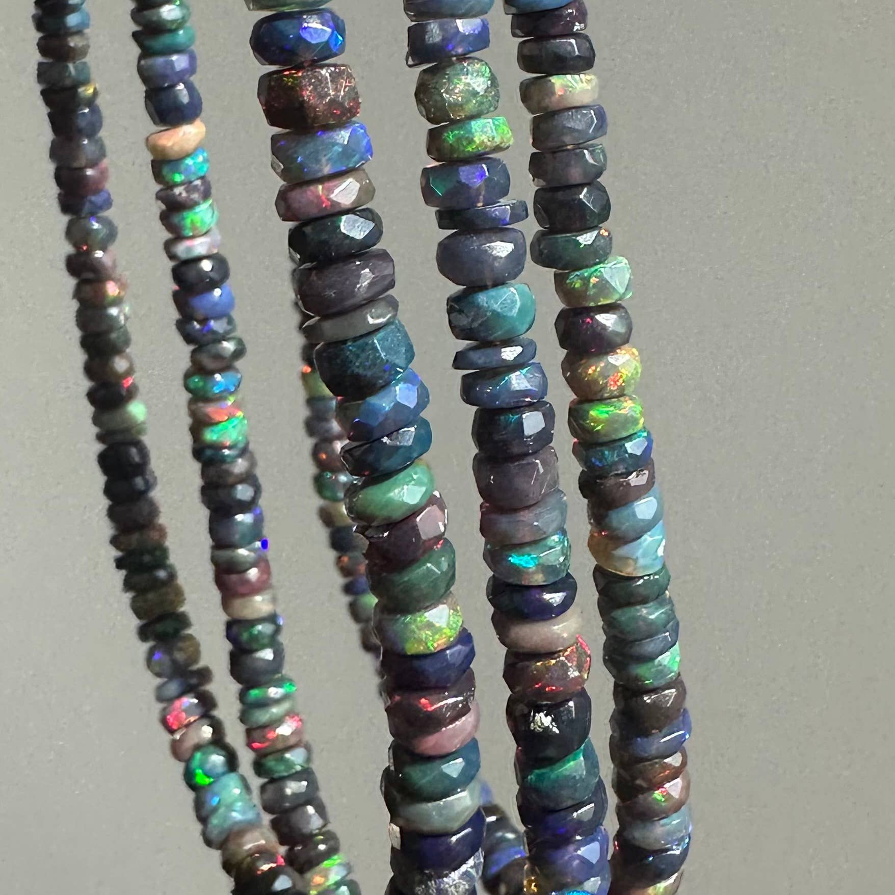 Ethiopian Opal Necklace - Box Turtle
