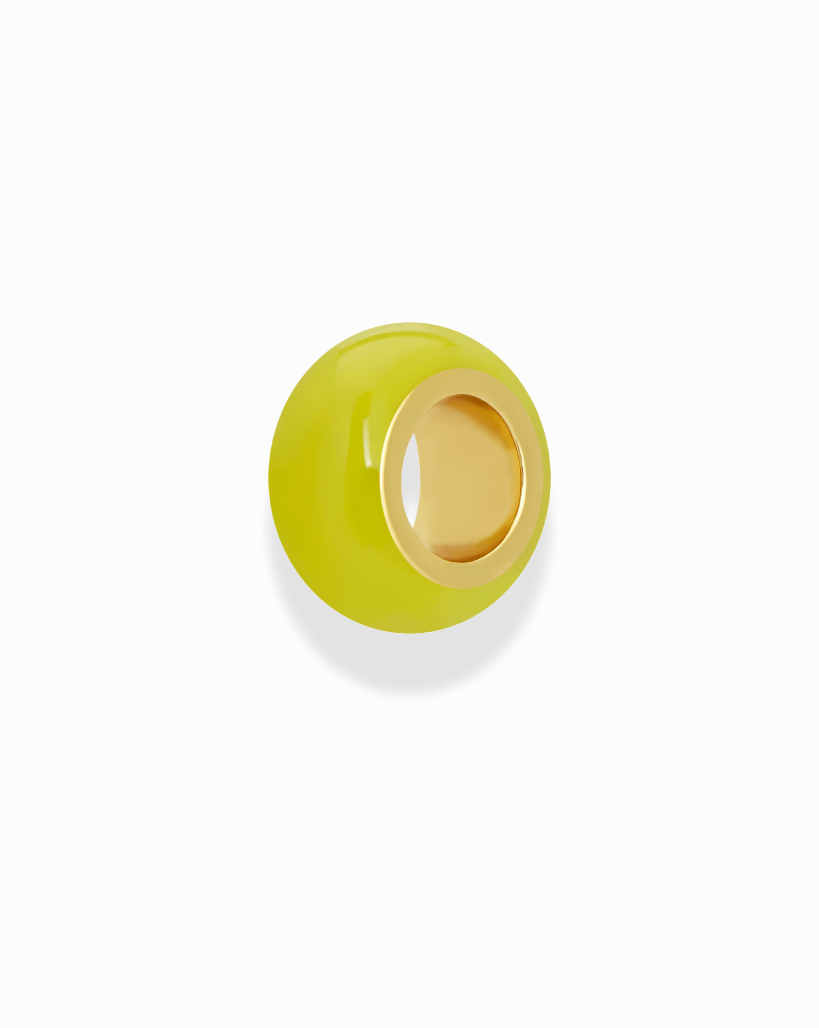 Evening Primrose Joelle Enamel Charm Spacer - Box Turtle
