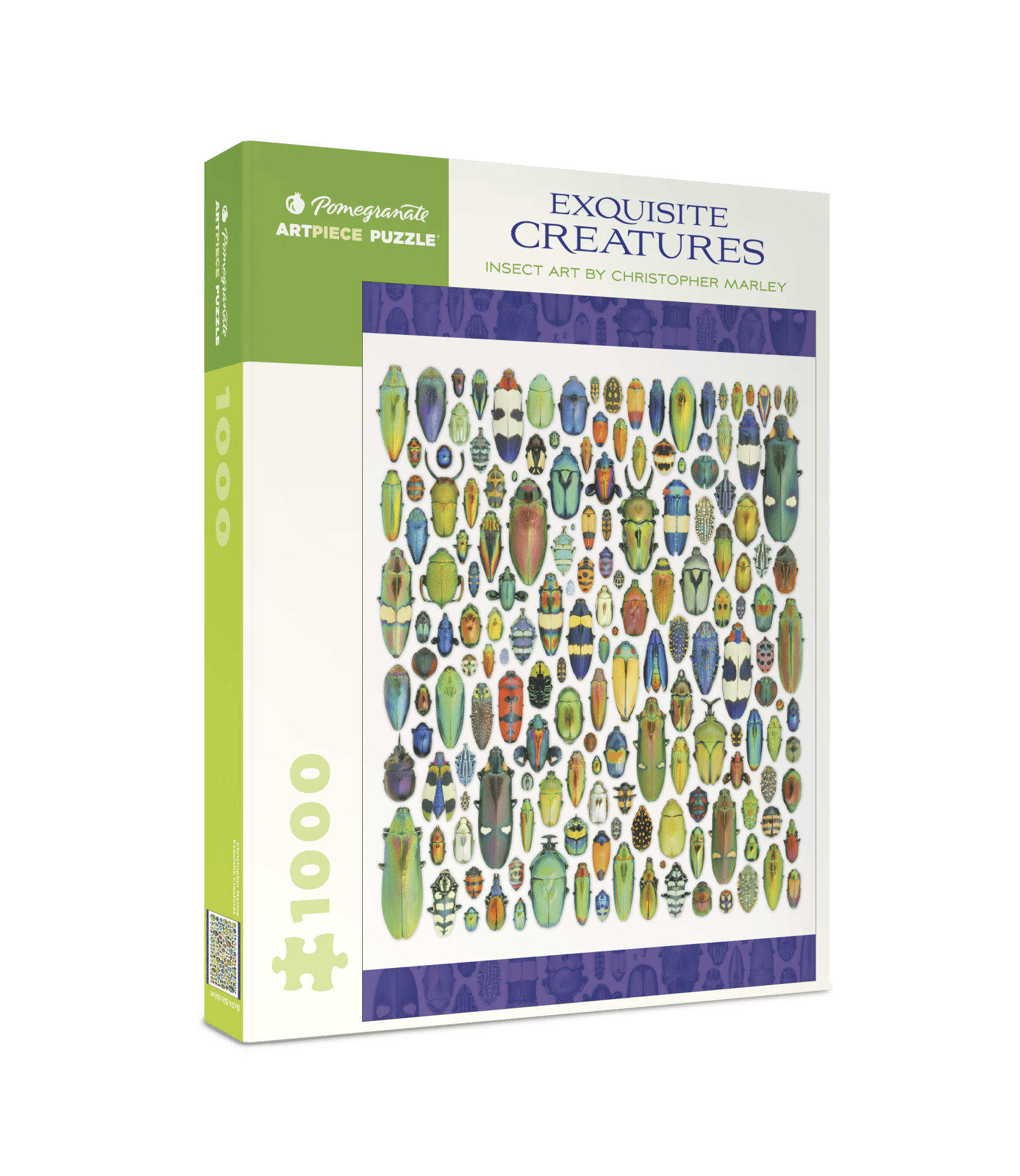 Exquisite Creatures: Insect Art 1000 - Piece Jigsaw Puzzle - Box Turtle