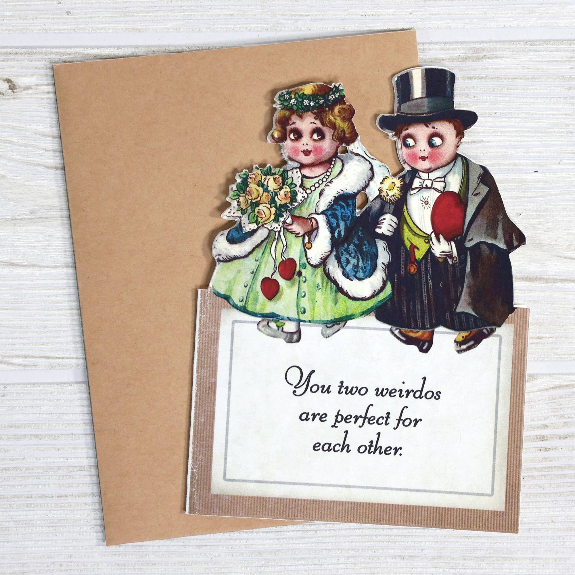 Macabre Wedding Engagement Card