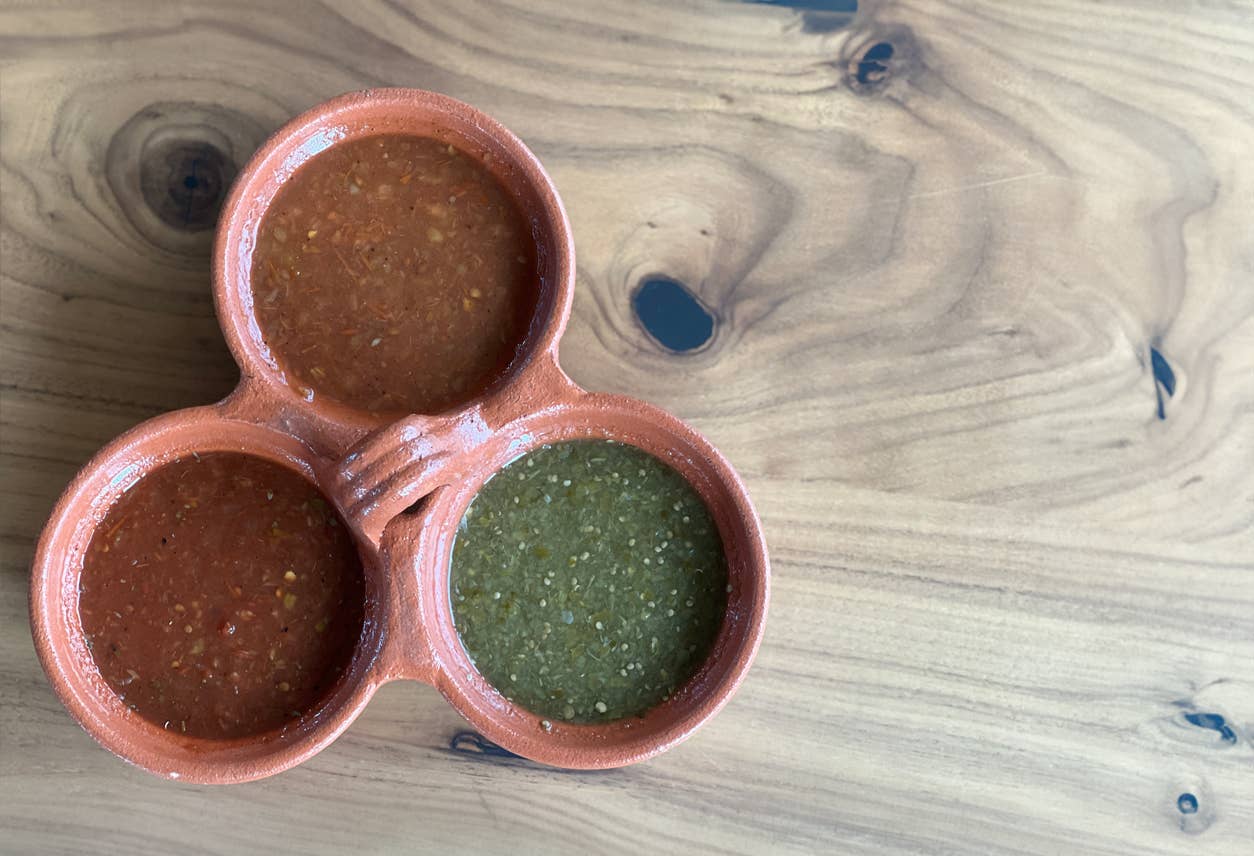 Ceramic Salsa Tasting Set