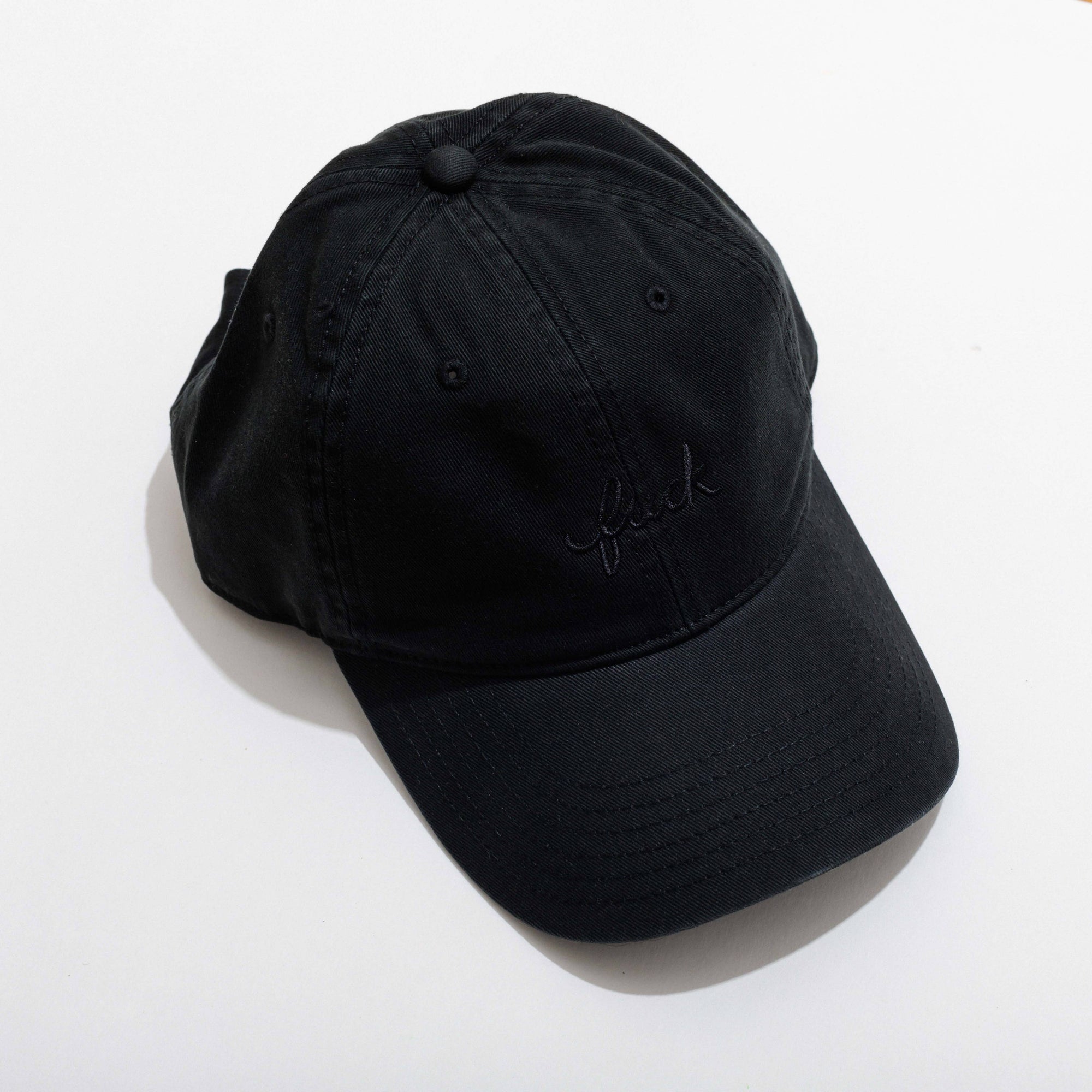 Fuck Script Cotton Baseball Hat