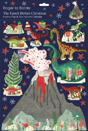 Christmas Dino Pop & Slot Advent Calendar