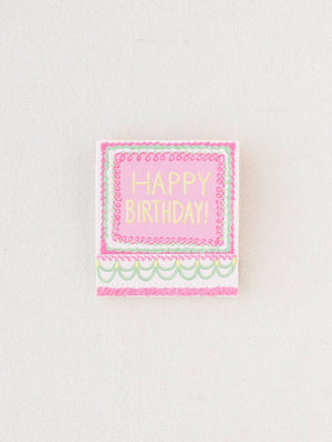 Happy Birthday Cake Matchbook