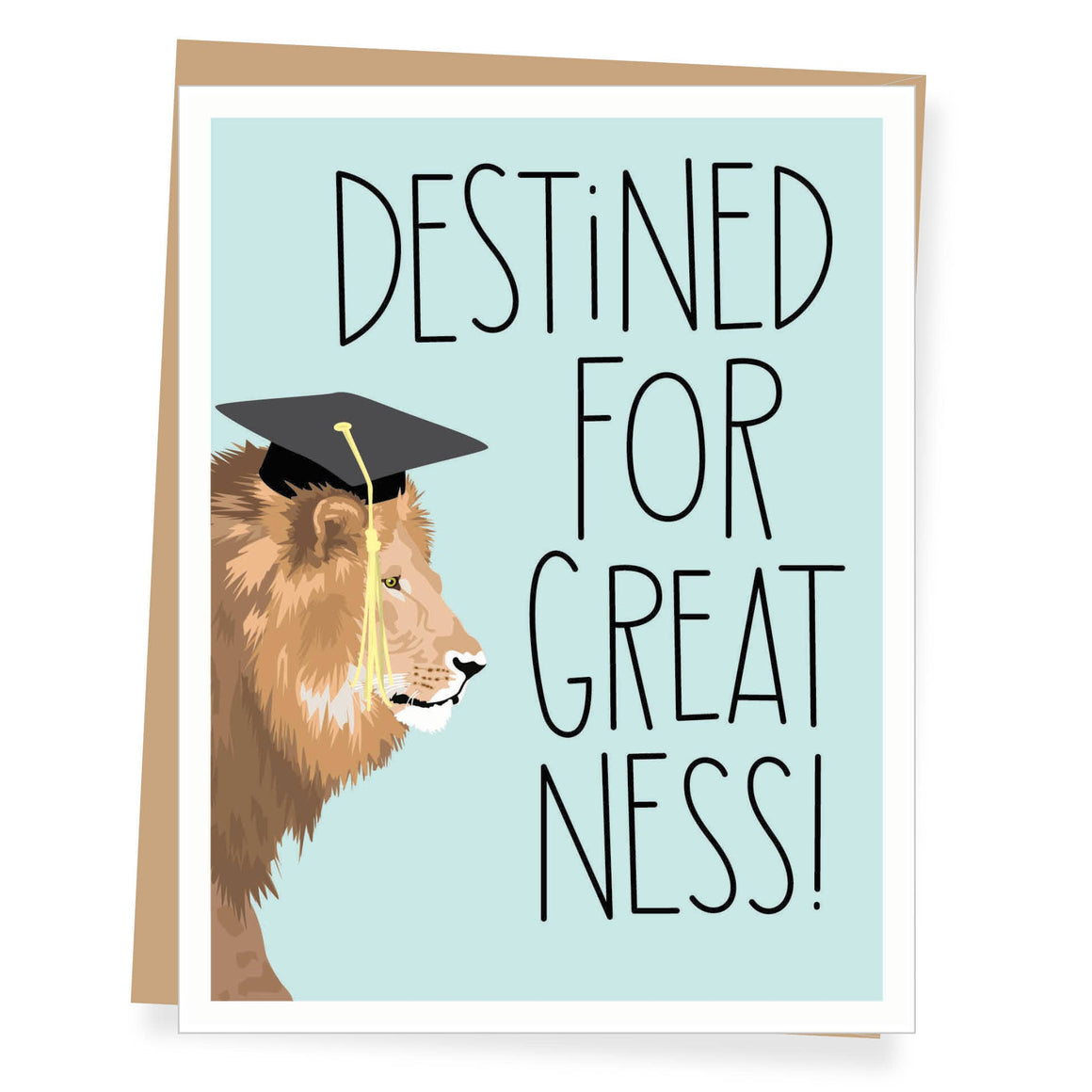 Lion Graduation Card