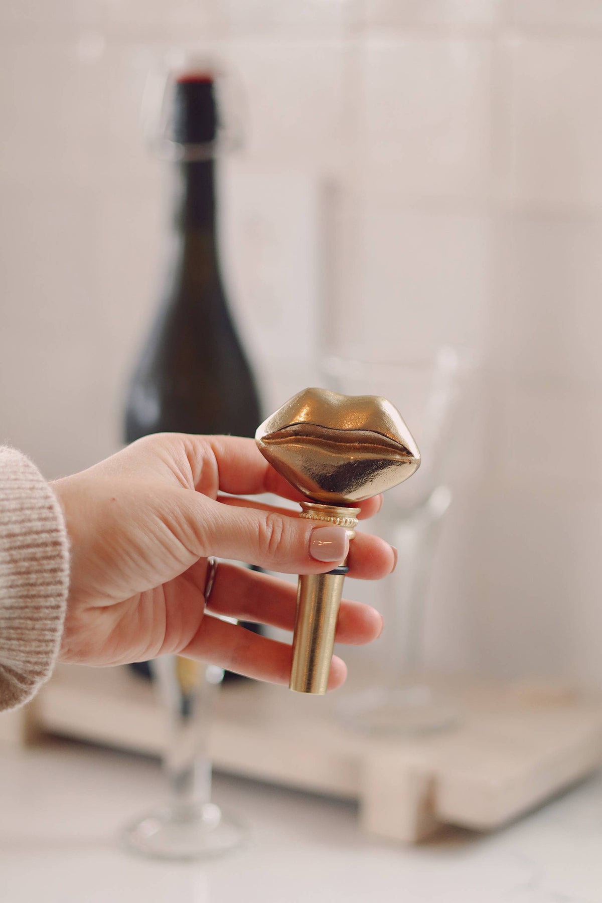 Hot Lips Bottle Stopper