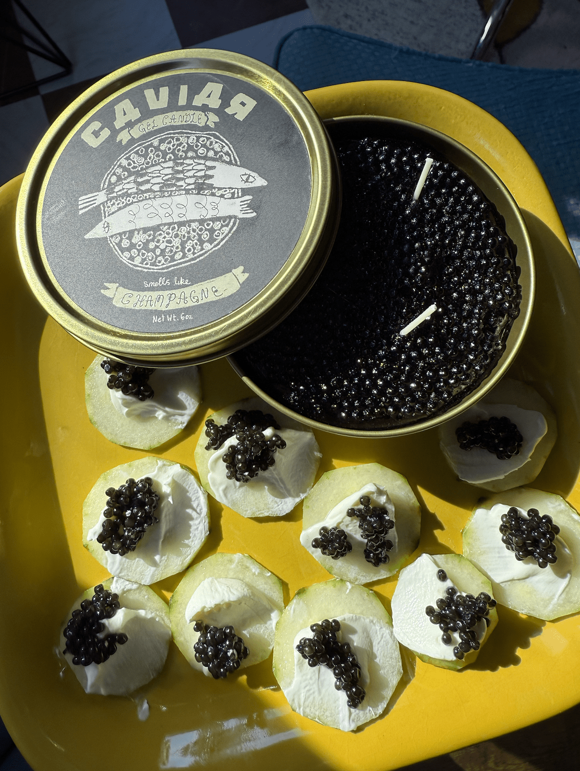 Fancy Caviar Candle - Box Turtle