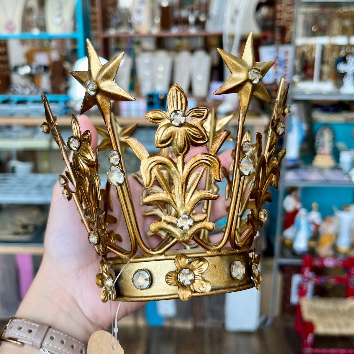 Fancy Crown With Stars - Box Turtle