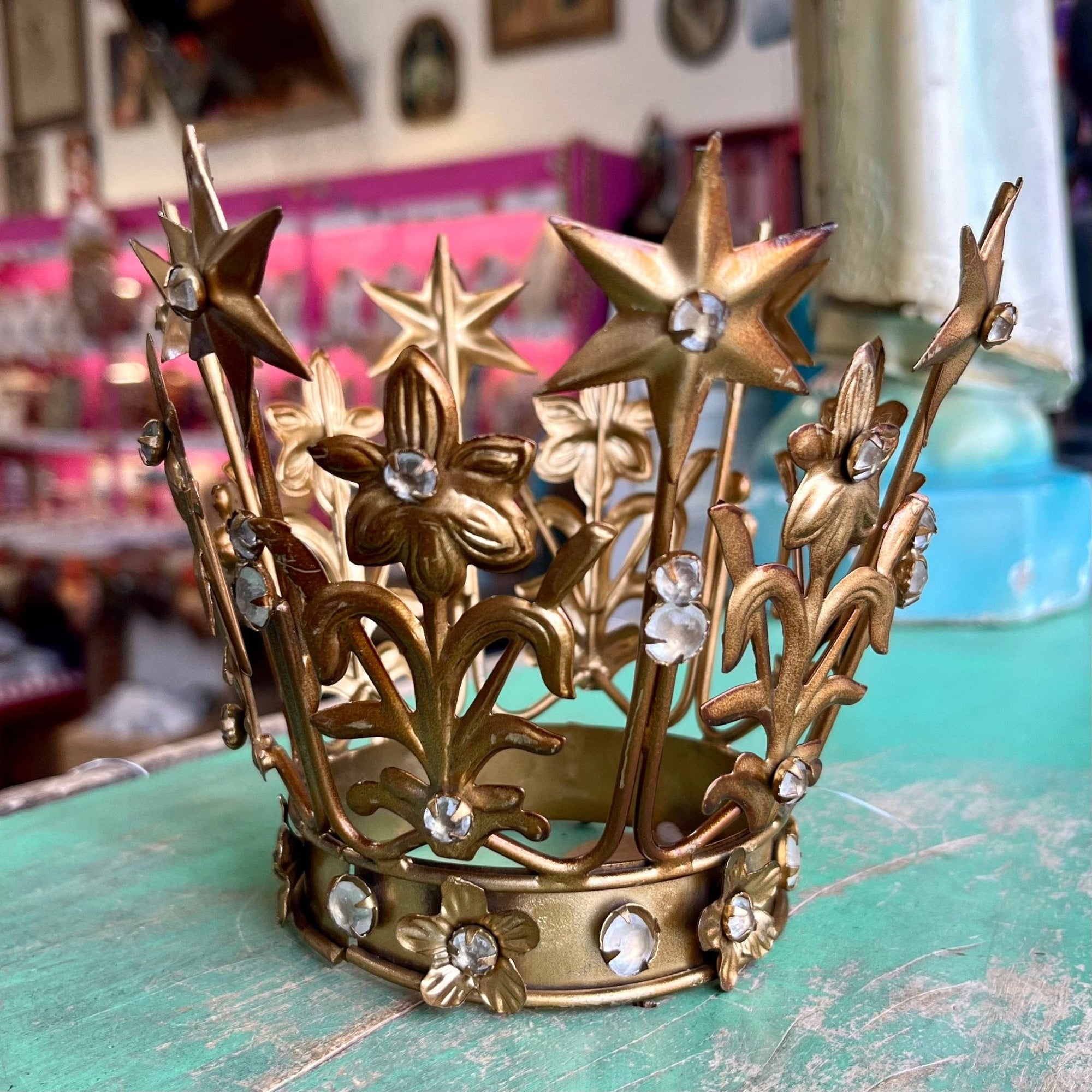 Fancy Crown With Stars - Box Turtle