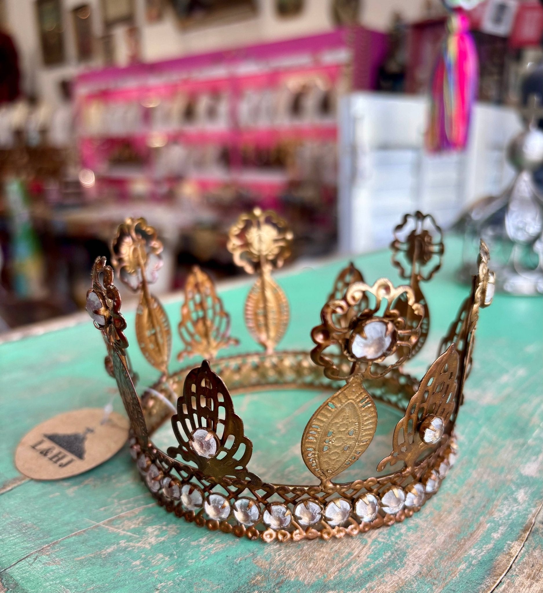 Fancy Flowers Crown - Box Turtle