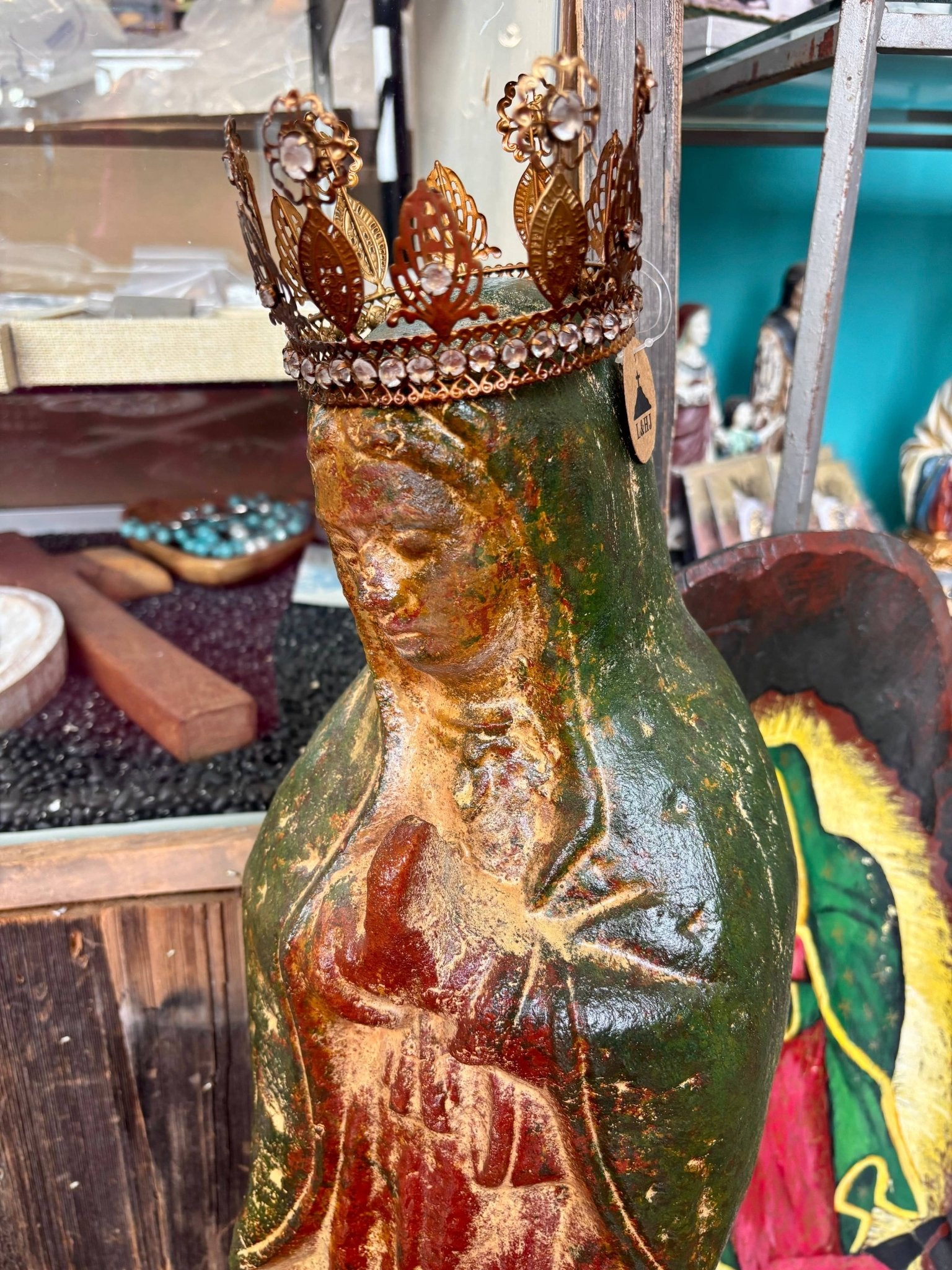 Fancy Flowers Crown - Box Turtle