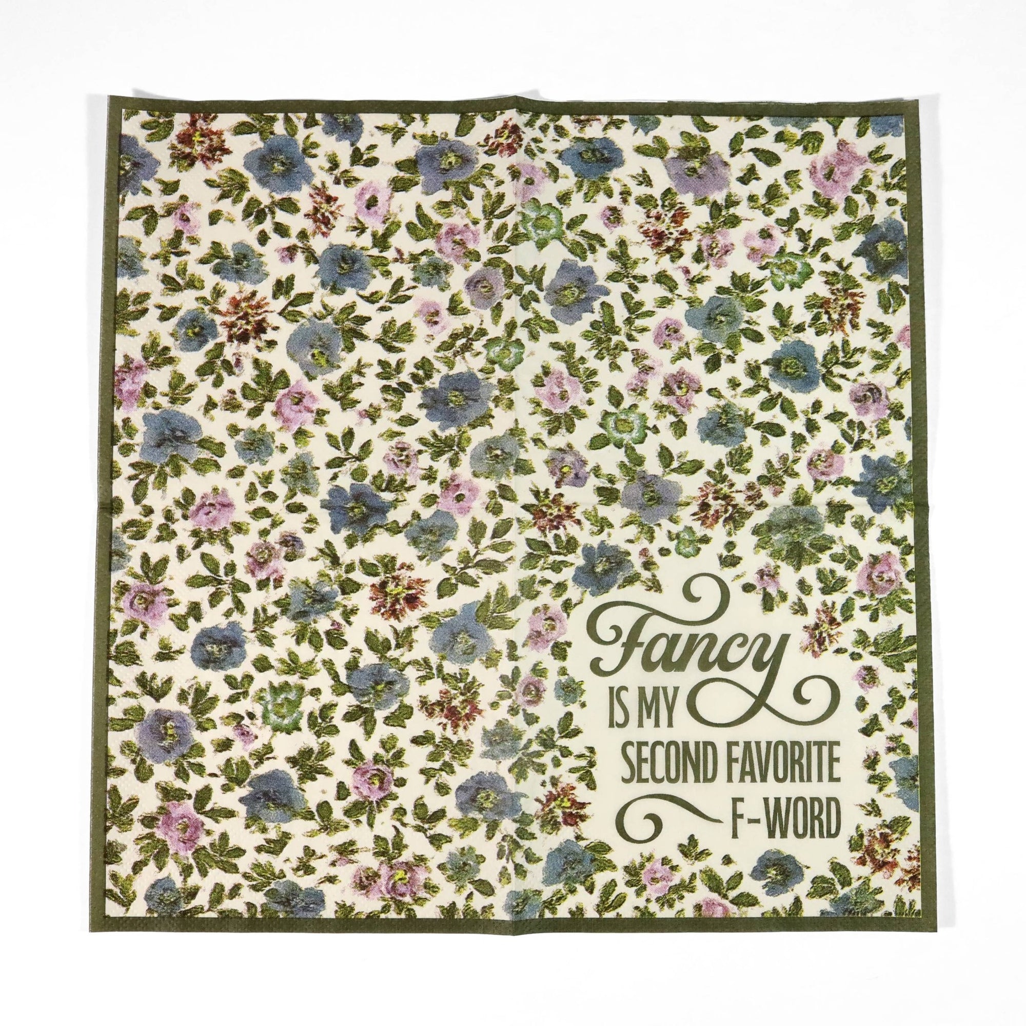 Fancy Is My Second Favorite F-Word - Cocktail Napkins - Box Turtle
