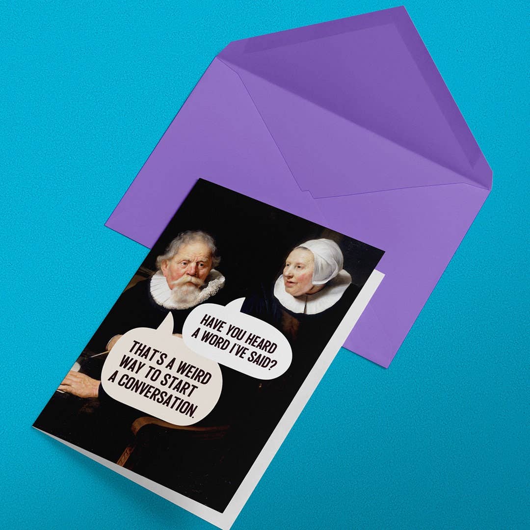 Favorite Conversationalist Anniversary Card - Box Turtle