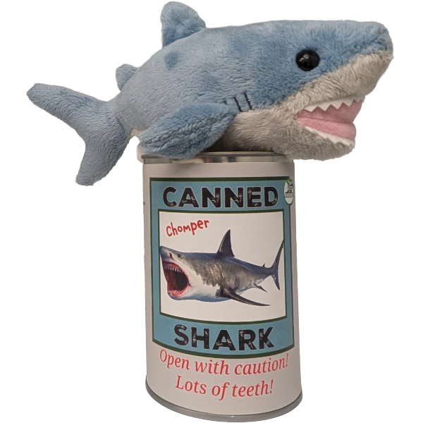 Canned Shark - Stuffed Animal