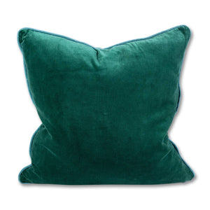 Green + Aqua Charliss Velvet Pillow