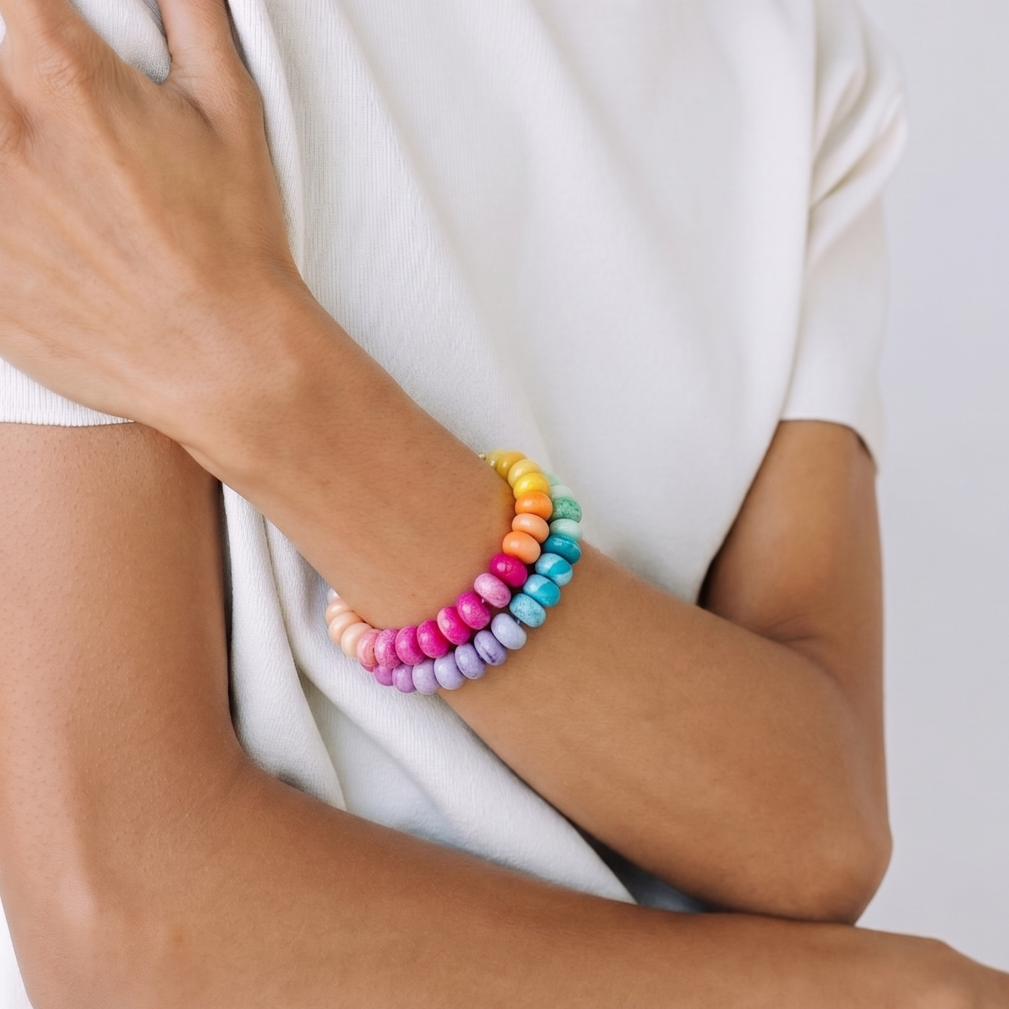 Pastel Rainbow Bracelet