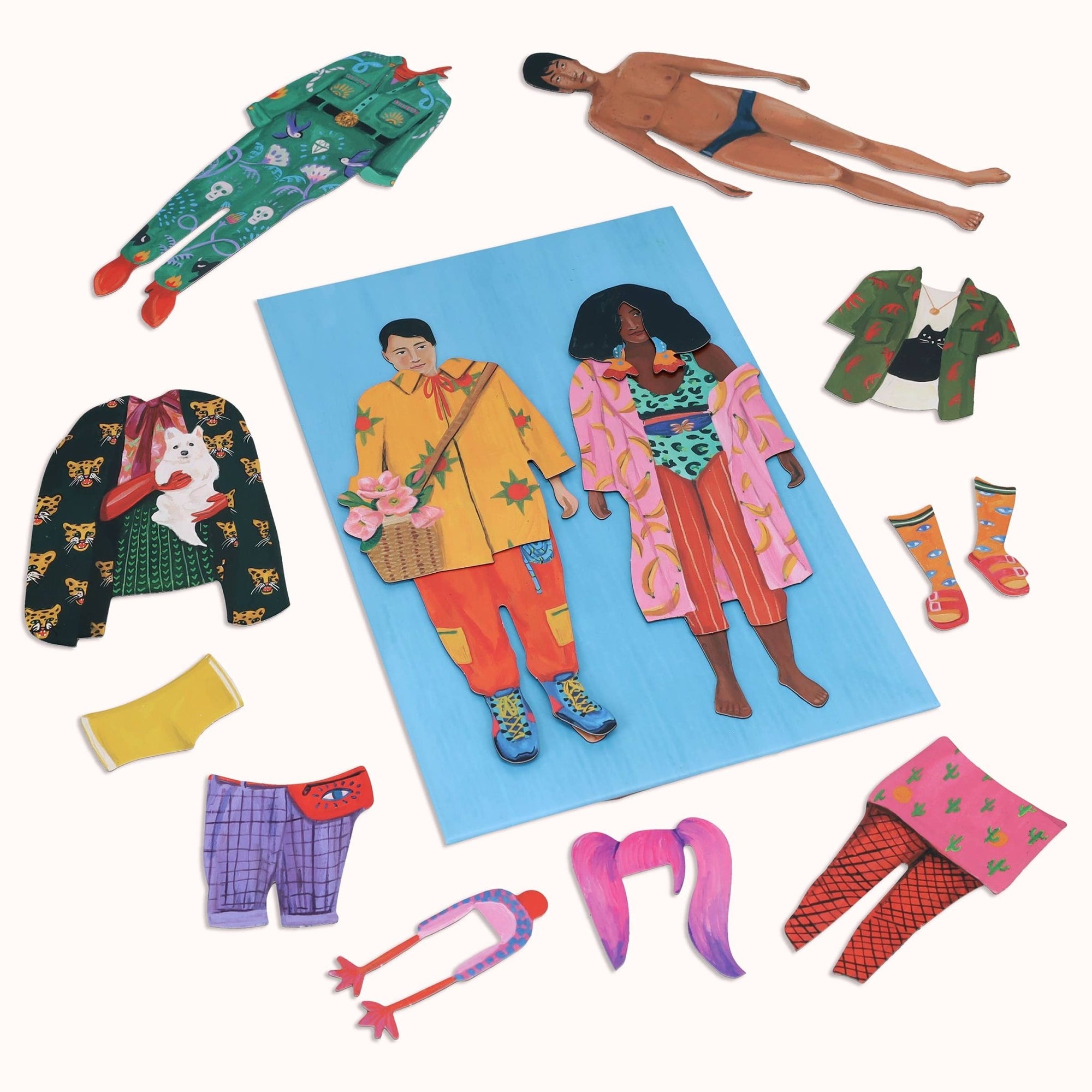 Fearless Fashion Magnetic Dolls - Box Turtle