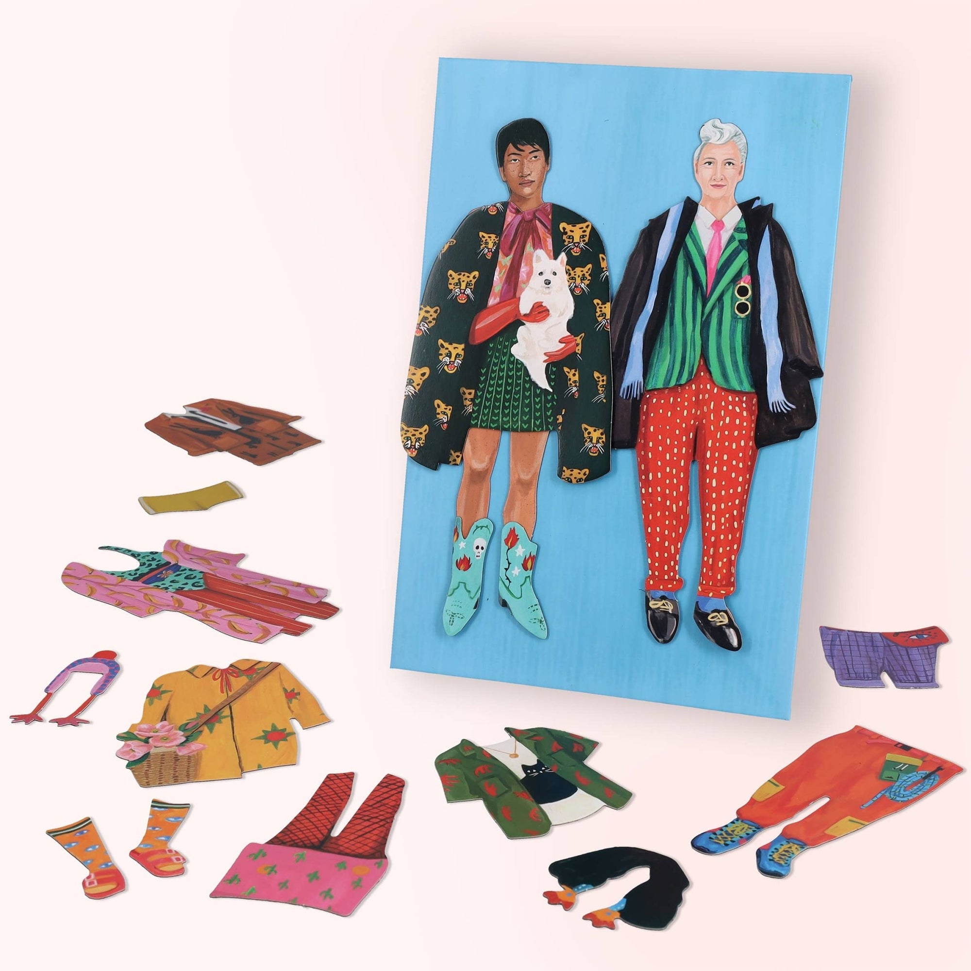 Fearless Fashion Magnetic Dolls - Box Turtle