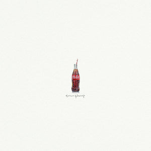 Coke Bottle Miniature Watercolor Print
