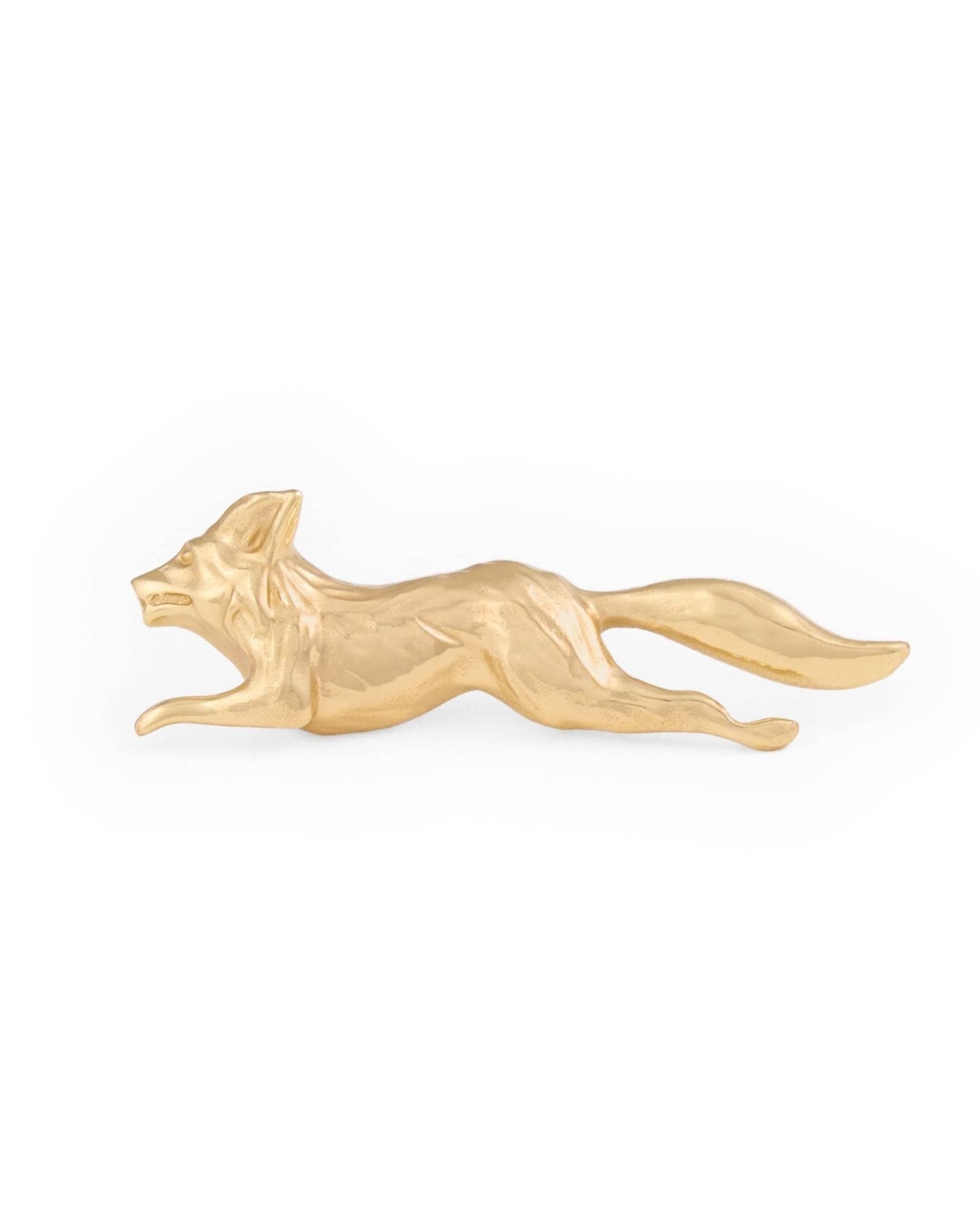 Felicity Fox Brass Brooch - Box Turtle
