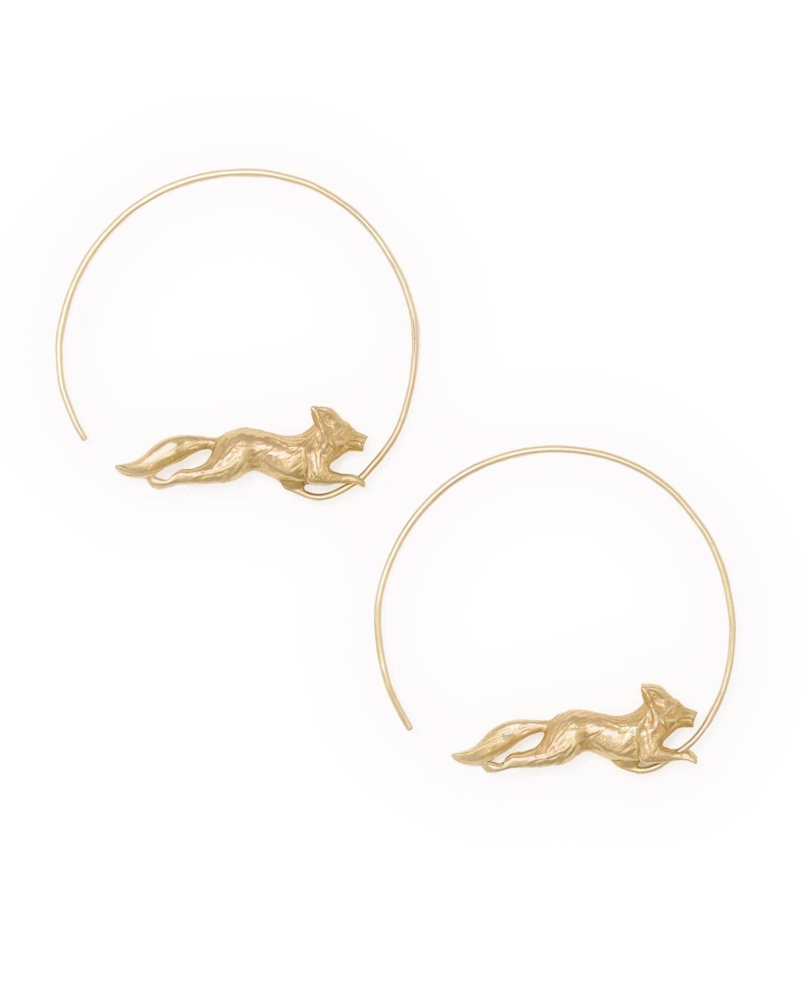 Felicity Fox Hoop Earrings - Box Turtle