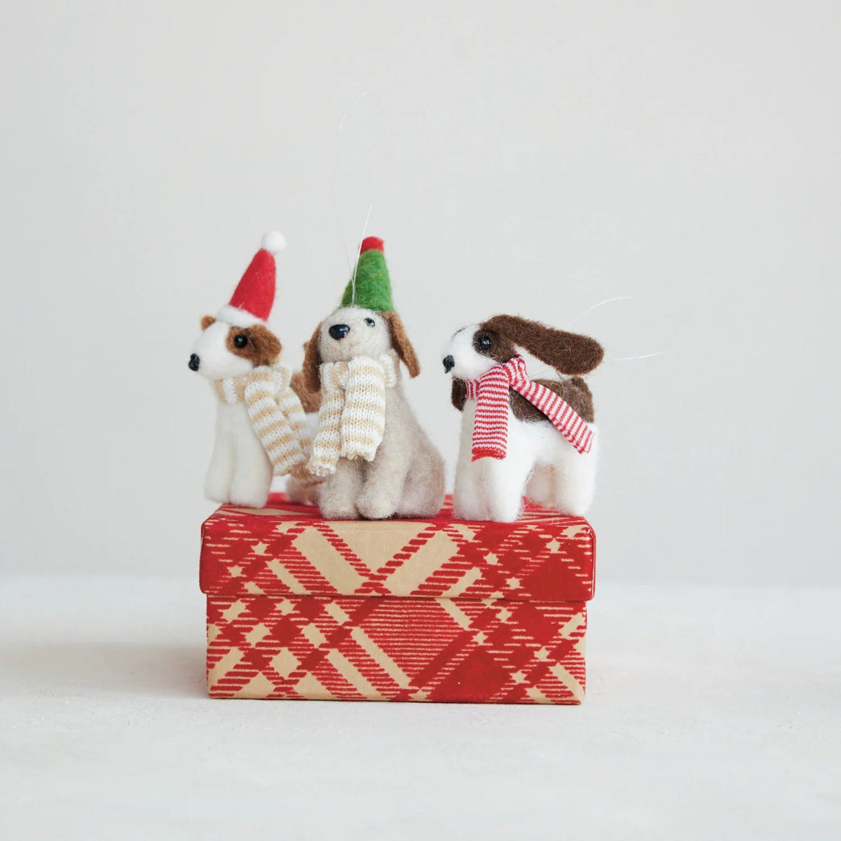 Felt Dog Ornament - Box Turtle