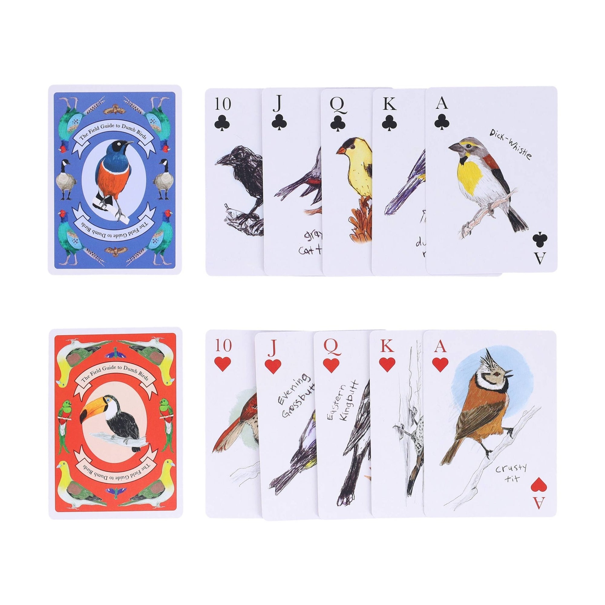 Field Guide to Dumb Birds Playing Cards - Box Turtle