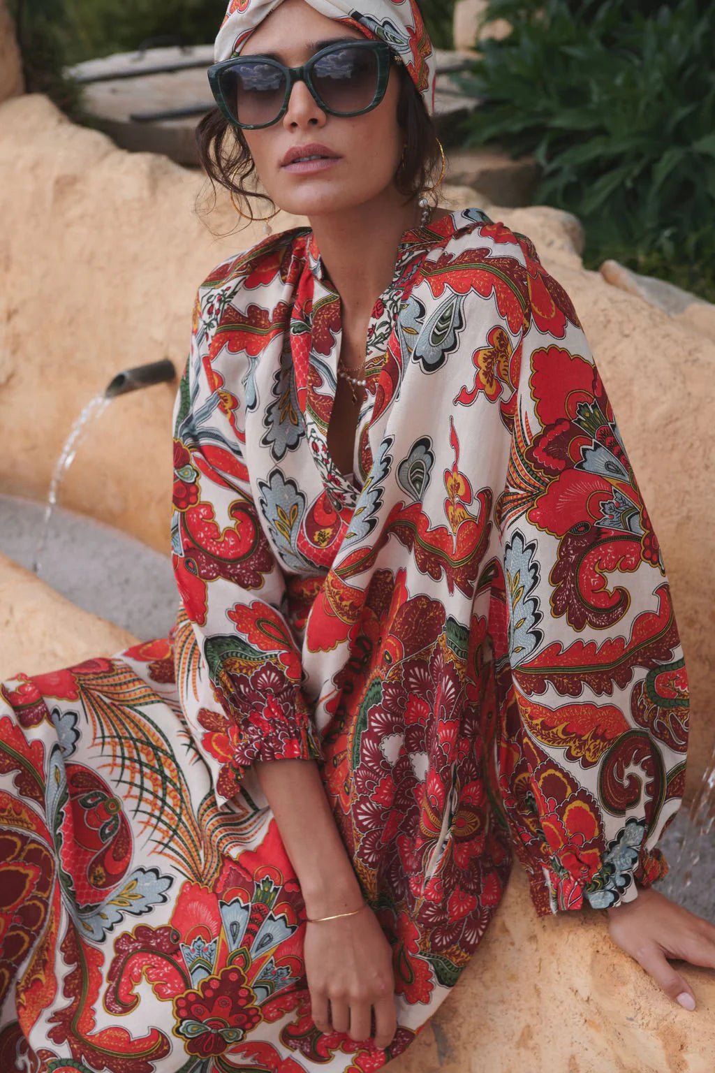 Fiesta Orange Raglan Dress - Box Turtle