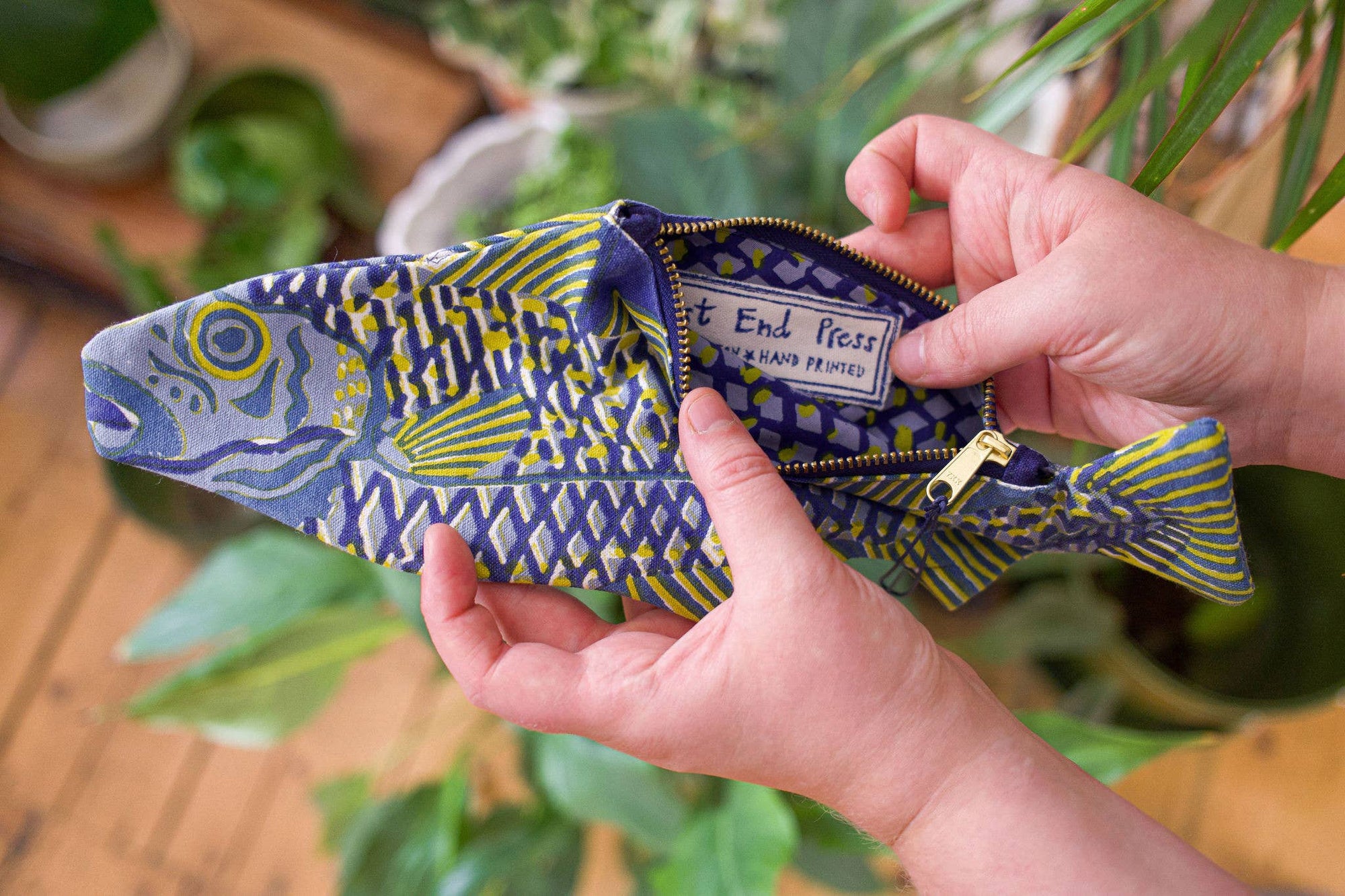 Fish Fabric Case - Box Turtle
