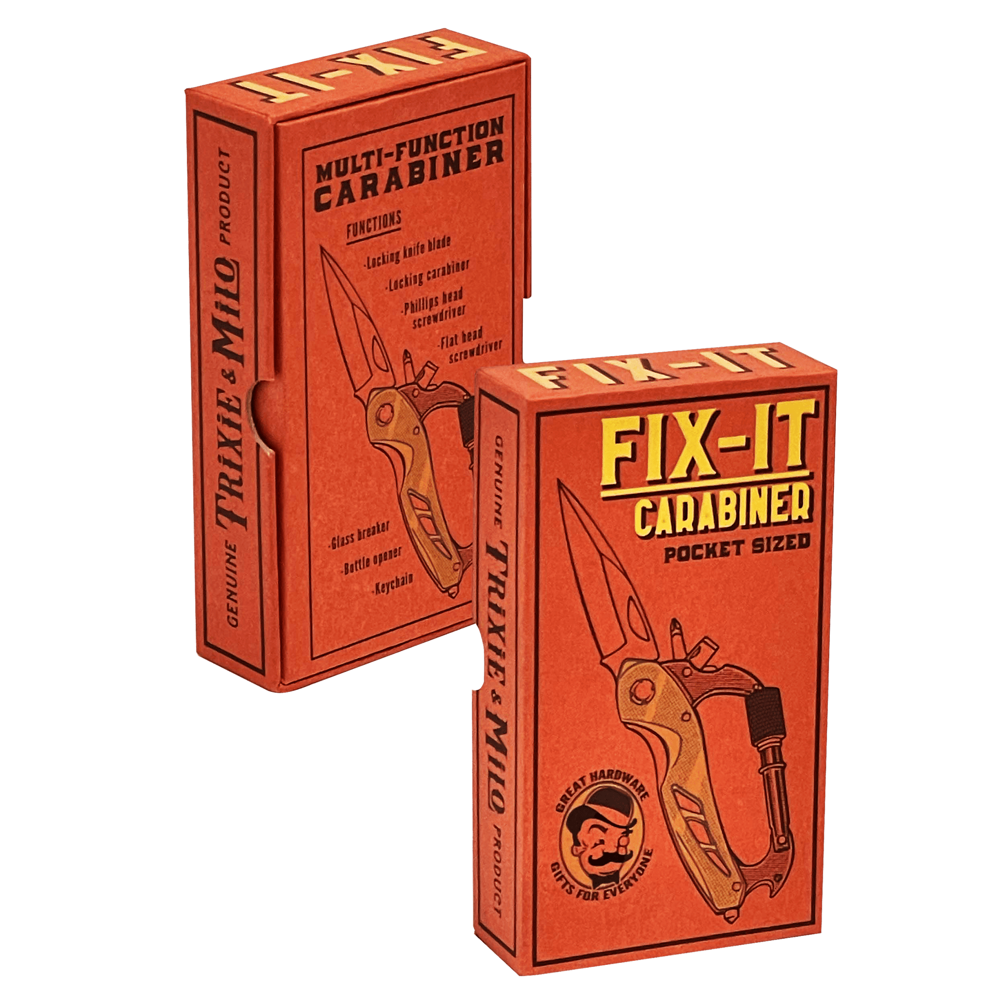 "Fix - It" Carabiner Multi - tool - Box Turtle