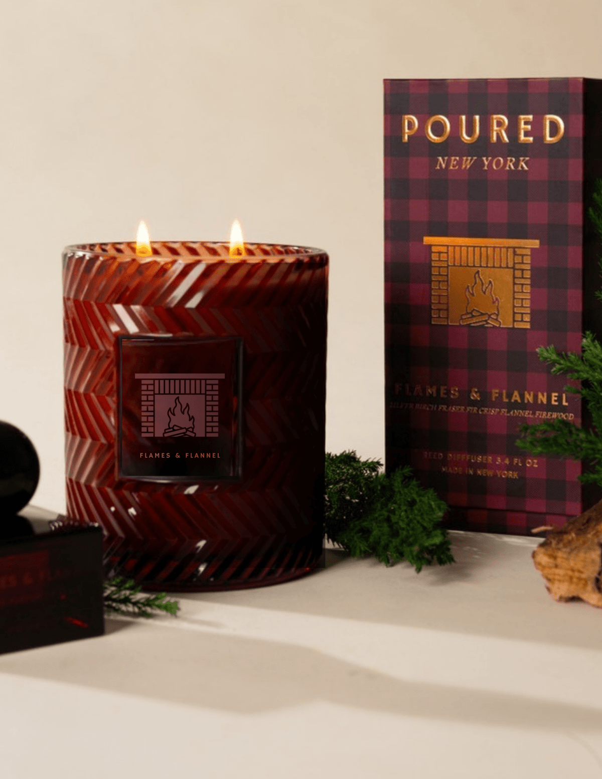 Flames & Flannel Candle - Box Turtle