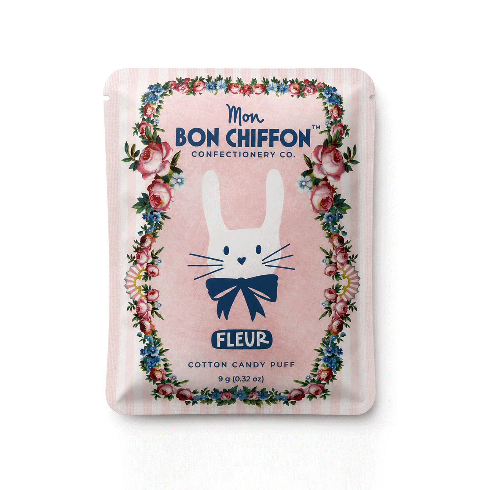 Fleur Rose Macaron Cotton Candy Puff - Box Turtle