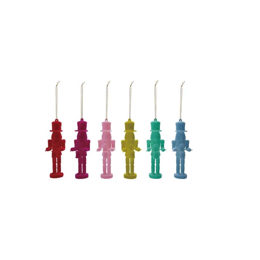 Flocked Plastic Soldier Ornament - Box Turtle