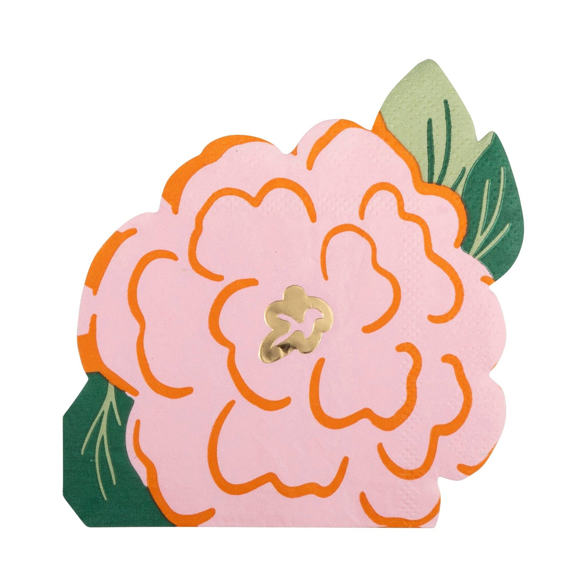 Flower Cocktail Napkin - Box Turtle