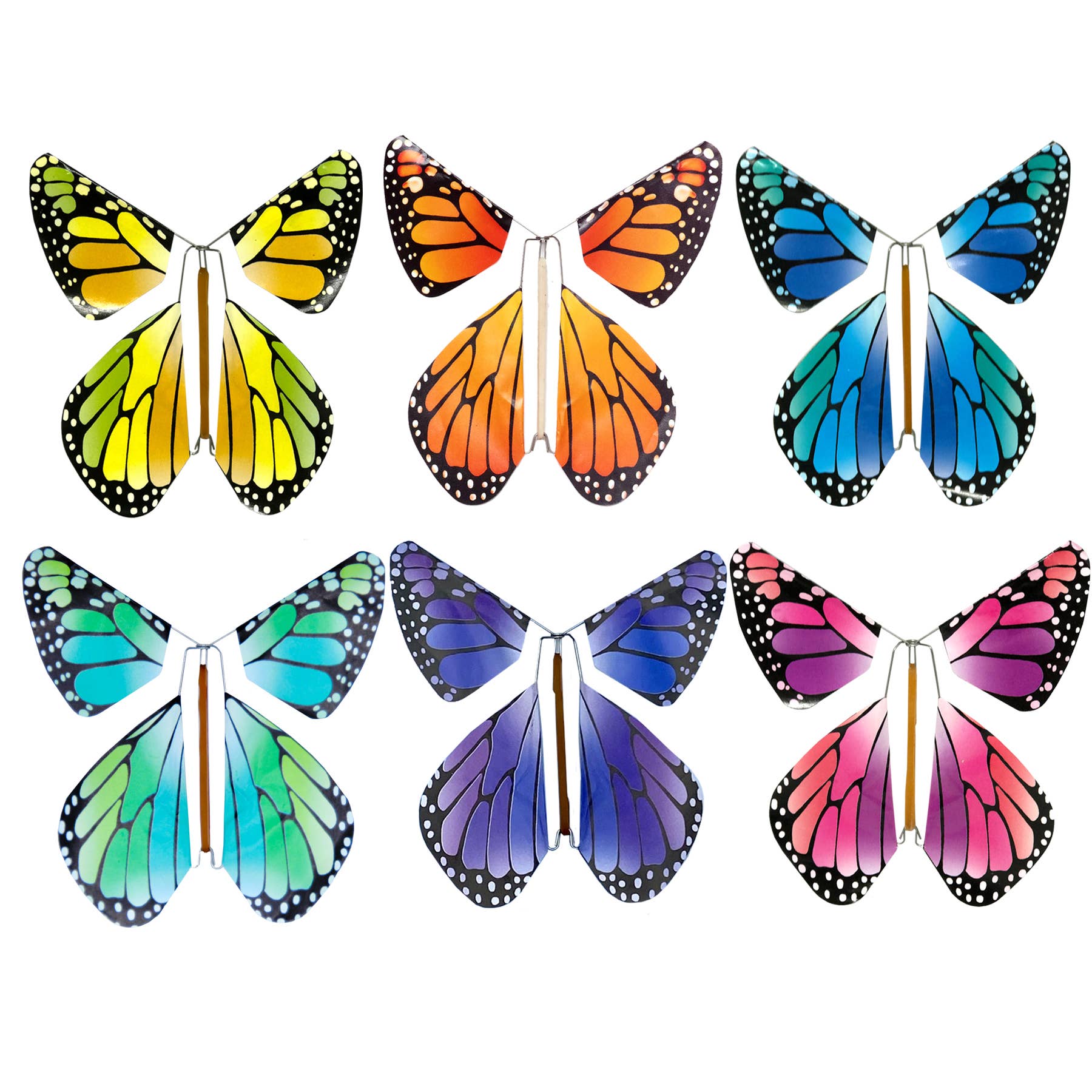 Flying Magic Butterfly - Assorted Colors - Box Turtle