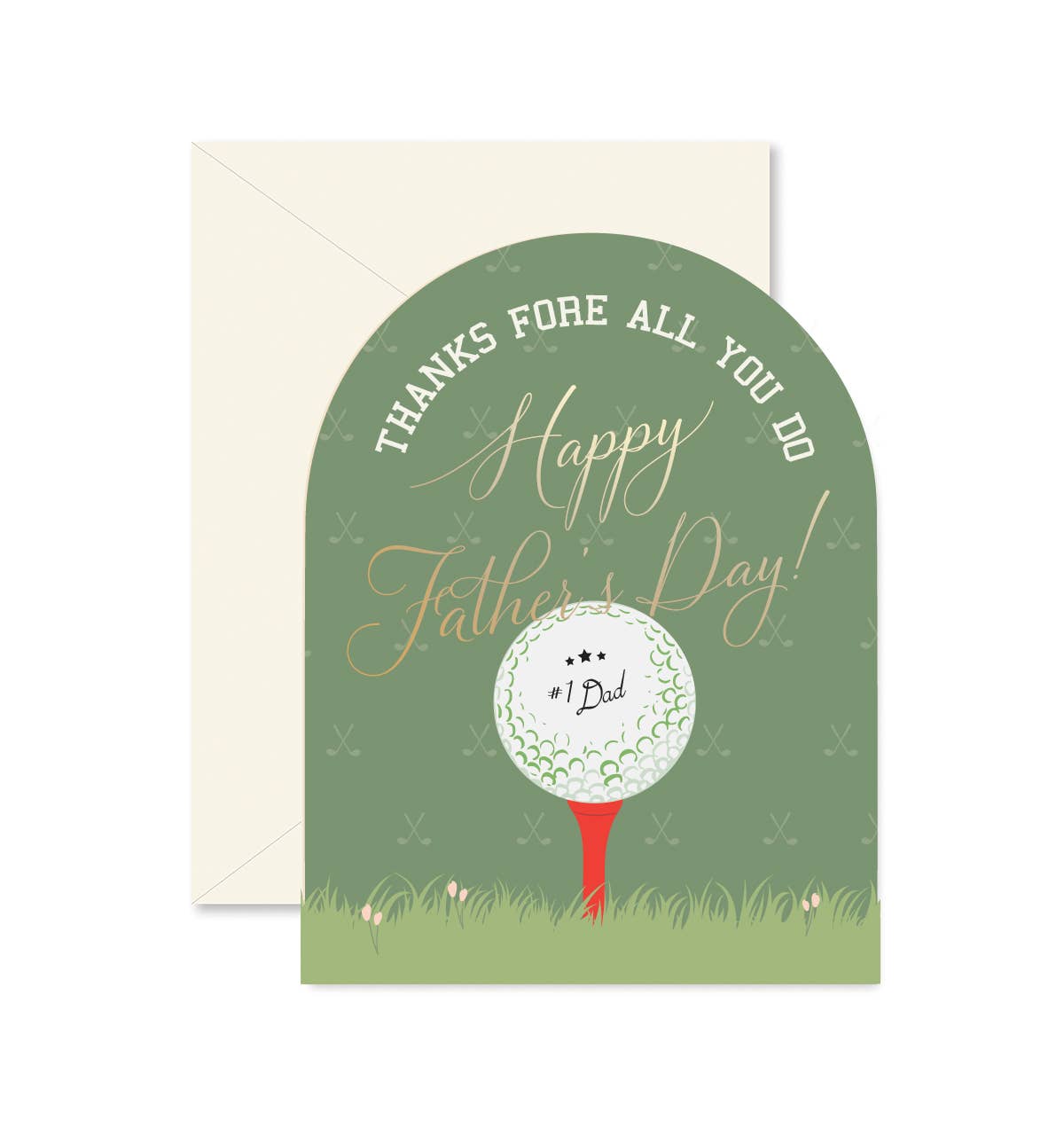 Fore Dad Father's Day Card - Box Turtle