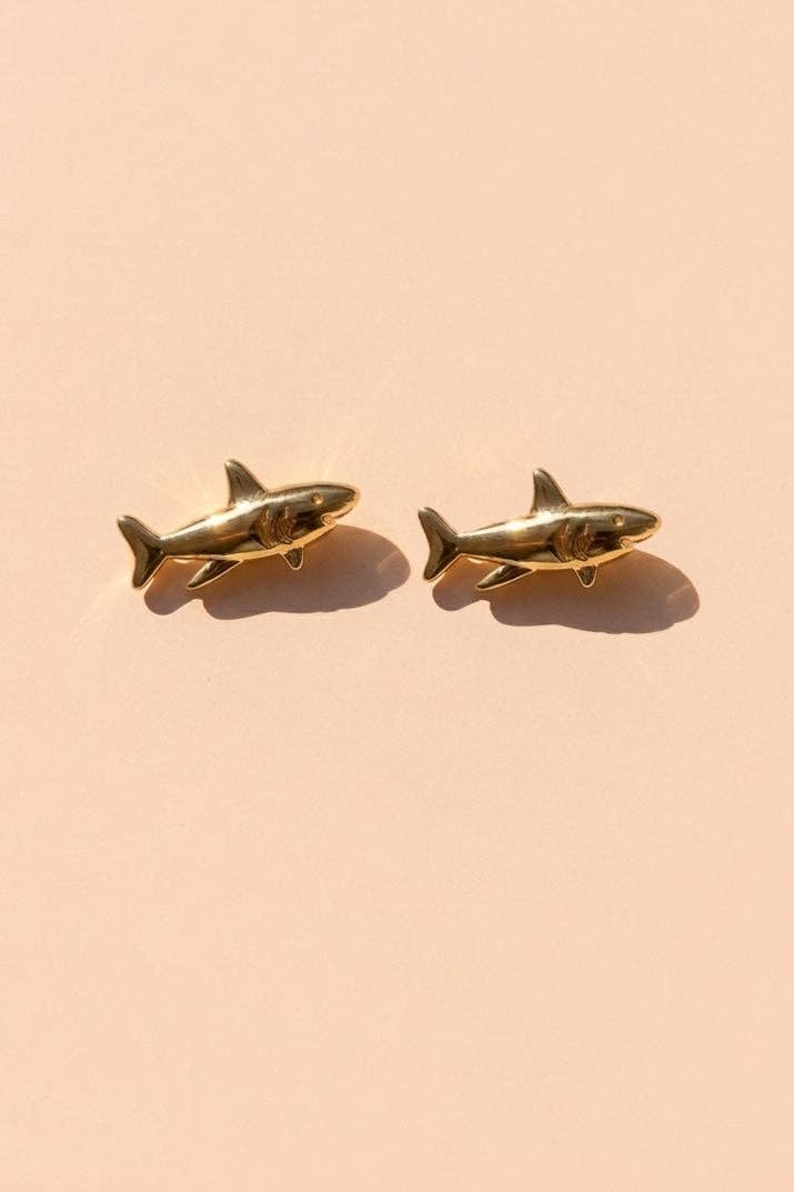 Fortune Shark Studs - Box Turtle
