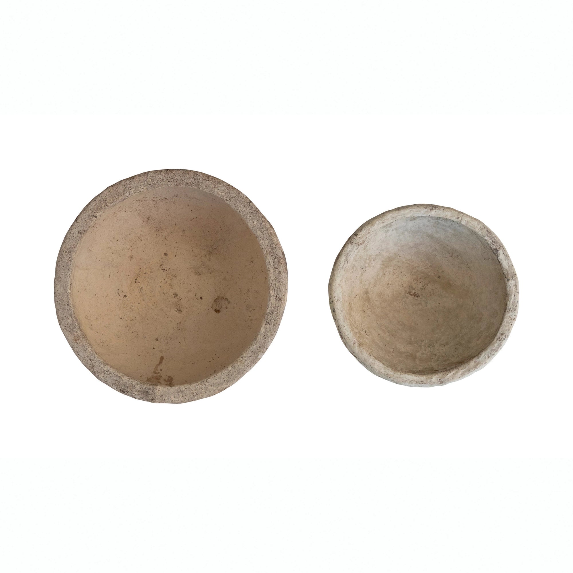 Found Paper Mache Bowls - Box Turtle