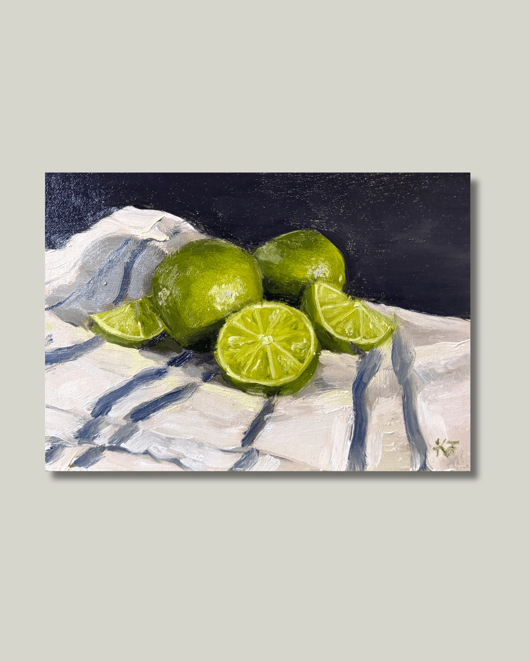 Fresh Limes Print - Box Turtle