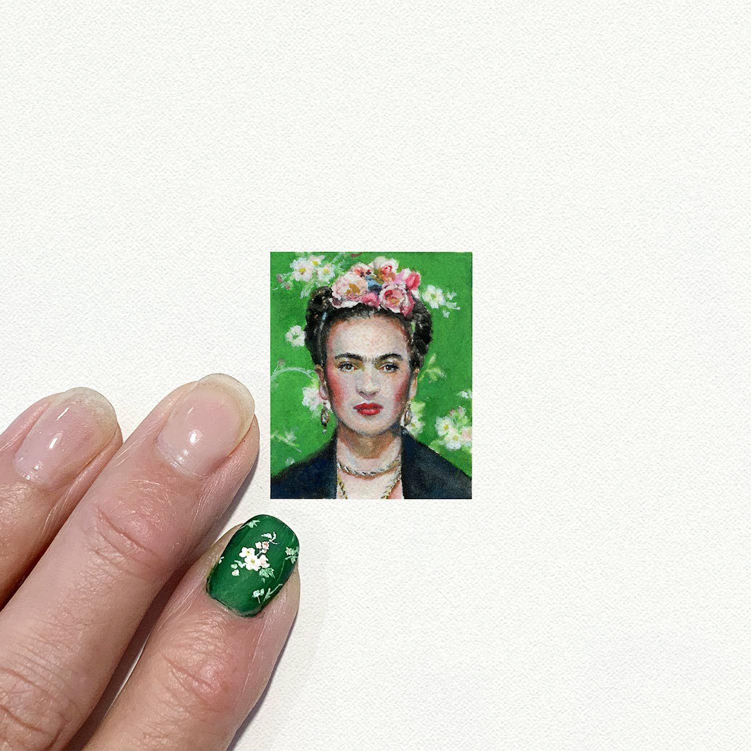 Frida Kahlo Miniature Watercolor Print - Box Turtle